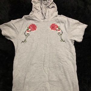 Hooded T-shirt Dress